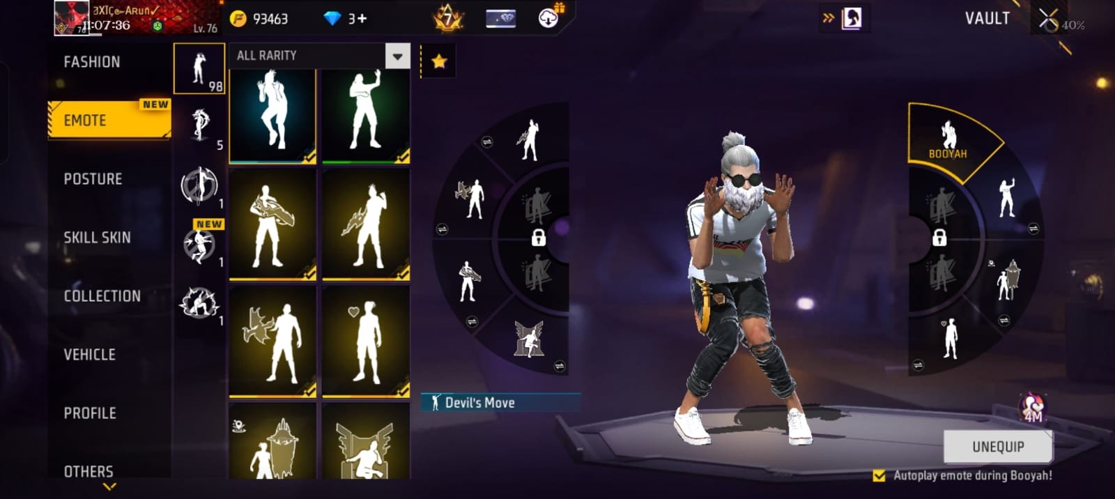 🔥 7 YEARS OLD PREMIUM FREE FIRE ID | LVL 76 | HEROIC | PRIME 8 🔥 photo 11