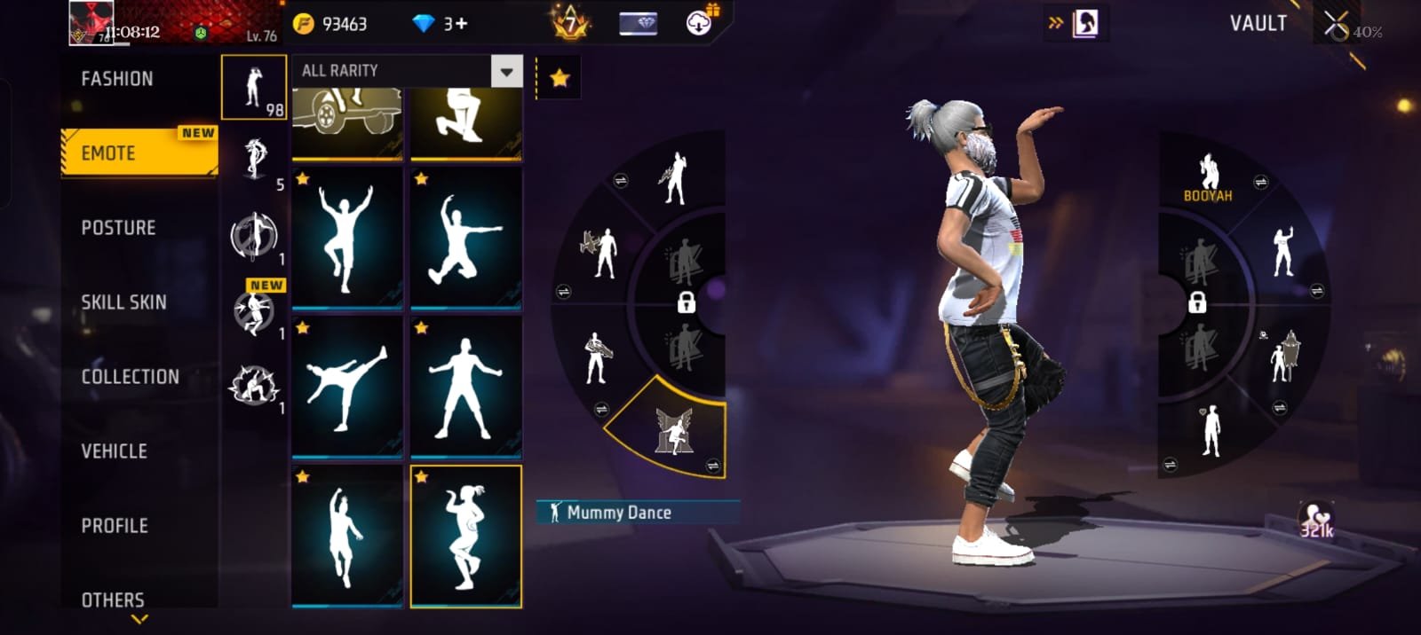 🔥 7 YEARS OLD PREMIUM FREE FIRE ID | LVL 76 | HEROIC | PRIME 8 🔥 photo 14