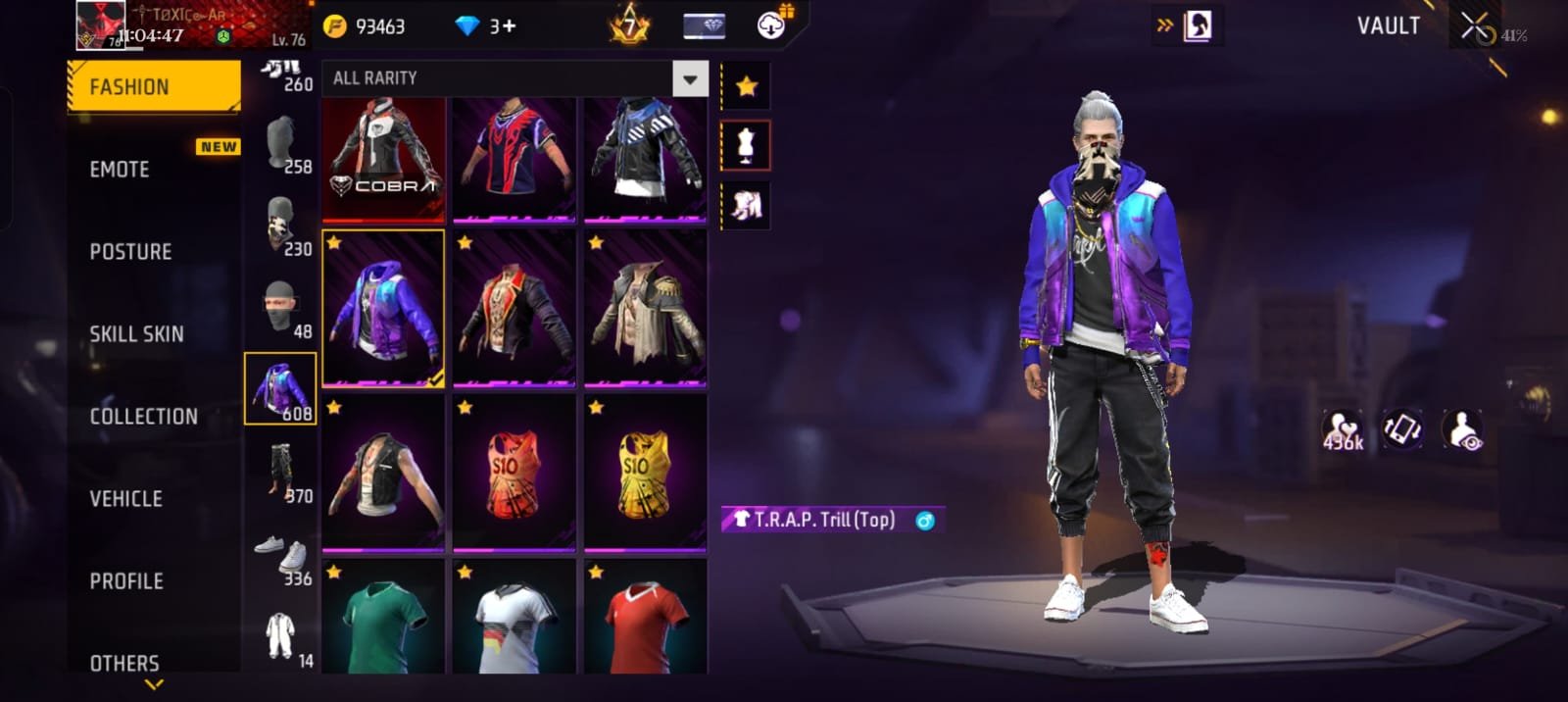 🔥 7 YEARS OLD PREMIUM FREE FIRE ID | LVL 76 | HEROIC | PRIME 8 🔥 photo 8
